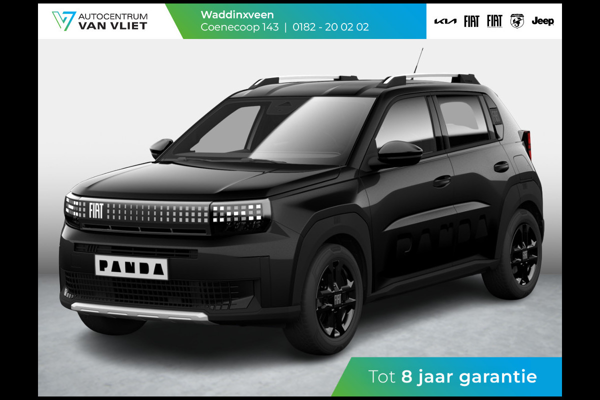 Fiat Grande Panda 1.2 Hybrid Edizione Nero | Automaat | PDC | Airco | Apple Carplay | Cruise | Pack Style |16" All Season banden
