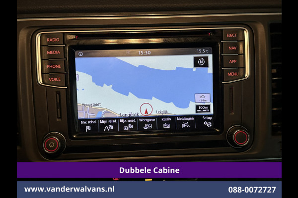 Volkswagen Transporter 2.0 TDI 150pk Automaat L2H1 Dubbele Cabine Euro6 Airco | 5-Zits | Navigatie | LM Velgen Apple Carplay, Android Auto, Cruisecontrol, Parkeersensoren, Verwarmde voorruit, Achterklep