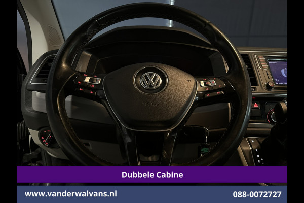 Volkswagen Transporter 2.0 TDI 150pk Automaat L2H1 Dubbele Cabine Euro6 Airco | 5-Zits | Navigatie | LM Velgen Apple Carplay, Android Auto, Cruisecontrol, Parkeersensoren, Verwarmde voorruit, Achterklep