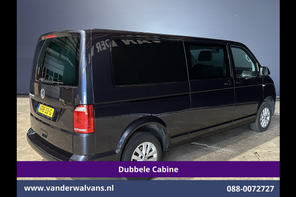 Volkswagen Transporter 2.0 TDI 150pk Automaat L2H1 Dubbele Cabine Euro6 Airco | 5-Zits | Navigatie | LM Velgen Apple Carplay, Android Auto, Cruisecontrol, Parkeersensoren, Verwarmde voorruit, Achterklep