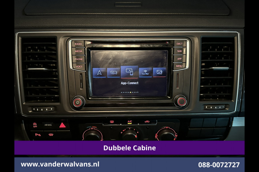 Volkswagen Transporter 2.0 TDI 150pk Automaat L2H1 Dubbele Cabine Euro6 Airco | 5-Zits | Navigatie | LM Velgen Apple Carplay, Android Auto, Cruisecontrol, Parkeersensoren, Verwarmde voorruit, Achterklep