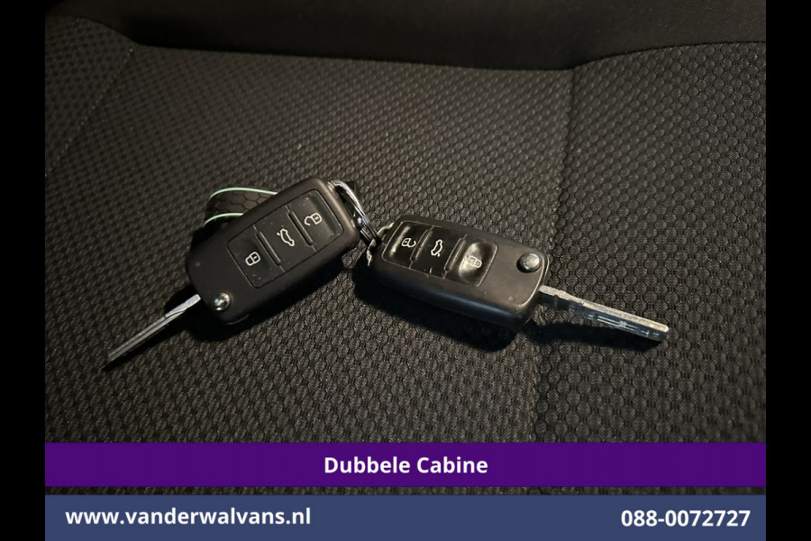 Volkswagen Transporter 2.0 TDI 150pk Automaat L2H1 Dubbele Cabine Euro6 Airco | 5-Zits | Navigatie | LM Velgen Apple Carplay, Android Auto, Cruisecontrol, Parkeersensoren, Verwarmde voorruit, Achterklep