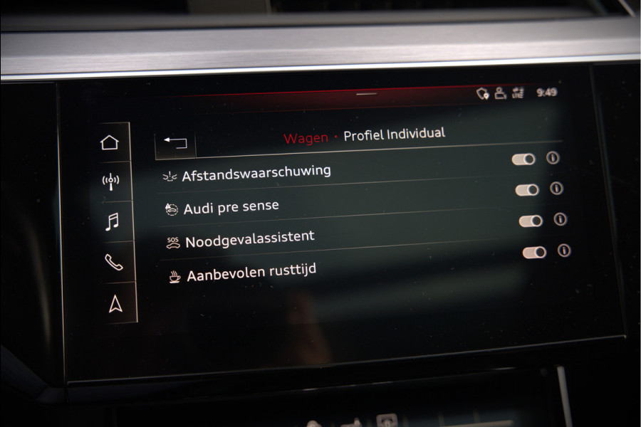 Audi e-tron Sportback 50 quattro S edition 71 kWh | S-Line | Black Edition | Panoramadak | Memory Seats | Luchtvering | Adaptive Cruise Control | Apple Carplay | Keyless | Matrix LED | Leder | Stoelverwarming | NAP |