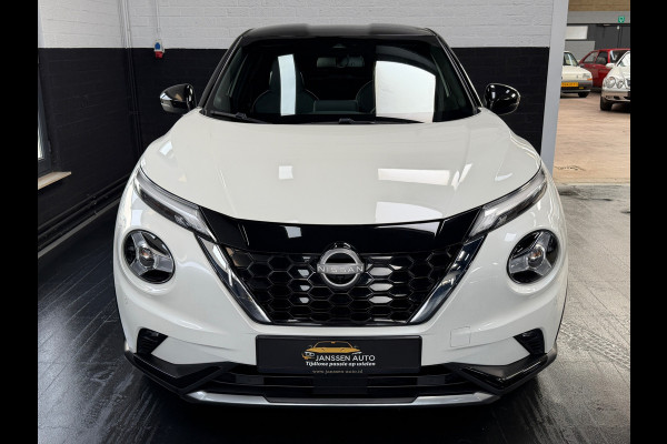Nissan Juke 1.6 Hybrid N-Design | Bose | Leder/alcantara | 360 cam | Carplay | Parelmoer wit
