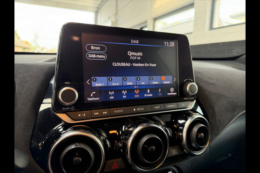 Nissan Juke 1.6 Hybrid N-Design | Bose | Leder/alcantara | 360 cam | Carplay | Parelmoer wit