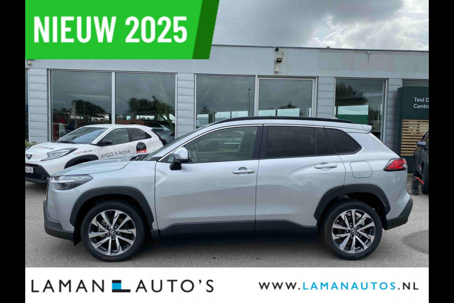 Toyota Corolla Cross Hybrid 140pk Style Premium 2025 | CarPlay Stuur- en stoelverwarming ECC ACC 18" LMV PDC Camera BSM Metallic | Hybrid Voorschoten