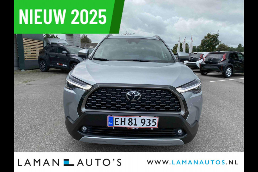 Toyota Corolla Cross Hybrid 140pk Style Premium 2025 | CarPlay Stuur- en stoelverwarming ECC ACC 18" LMV PDC Camera BSM Metallic | Hybrid Voorschoten