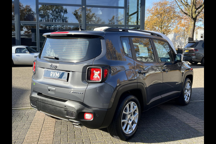 Jeep Renegade 1.5T e-Hybrid Limited UNIEKE KM. STAND| RIJKLAARPRIJS INCL. 12 MND BOVAG GARANTIE|