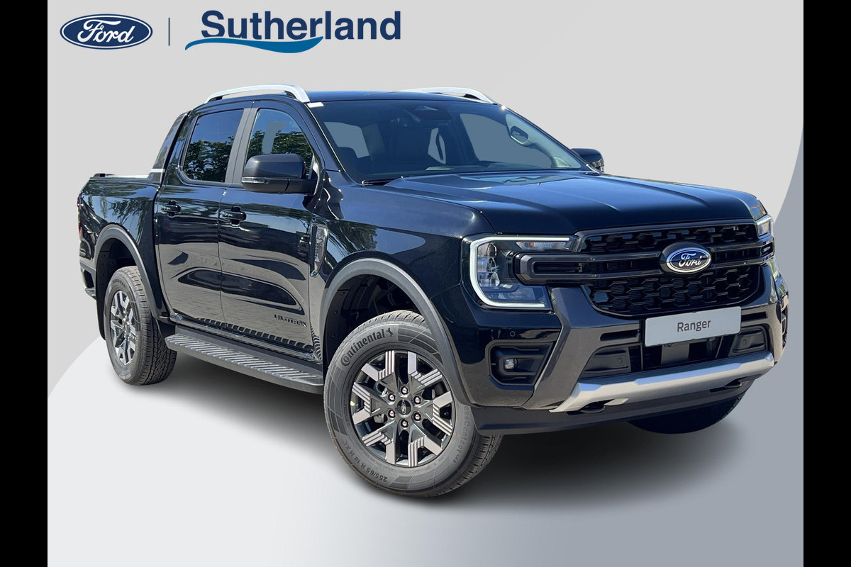 Ford Ranger 2.3 PHEV Wildtrak Double Cab 281pk | 5 persoons! | Technology Pack Plus Trailer | Cargo Area Pack | Power Rollertop | Prijs excl. BTW incl. BPM | laadkabel mode 3 16A | Rijklaar