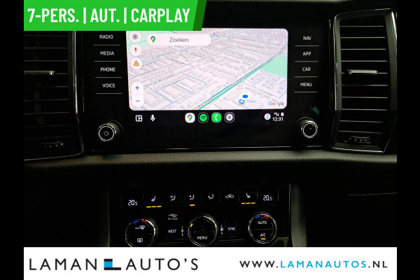 Škoda Kodiaq 1.5 TSI 150pk DSG Limited Business Edition 7P Aut. | Leder/Alcantara CarPlay Canton ECC Navi LED ACC 19" LMV Camera Side Assist