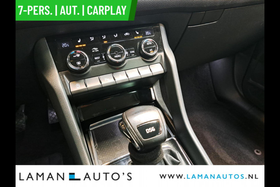Škoda Kodiaq 1.5 TSI 150pk DSG Limited Business Edition 7P Aut. | Leder/Alcantara CarPlay Canton ECC Navi LED ACC 19" LMV Camera Side Assist
