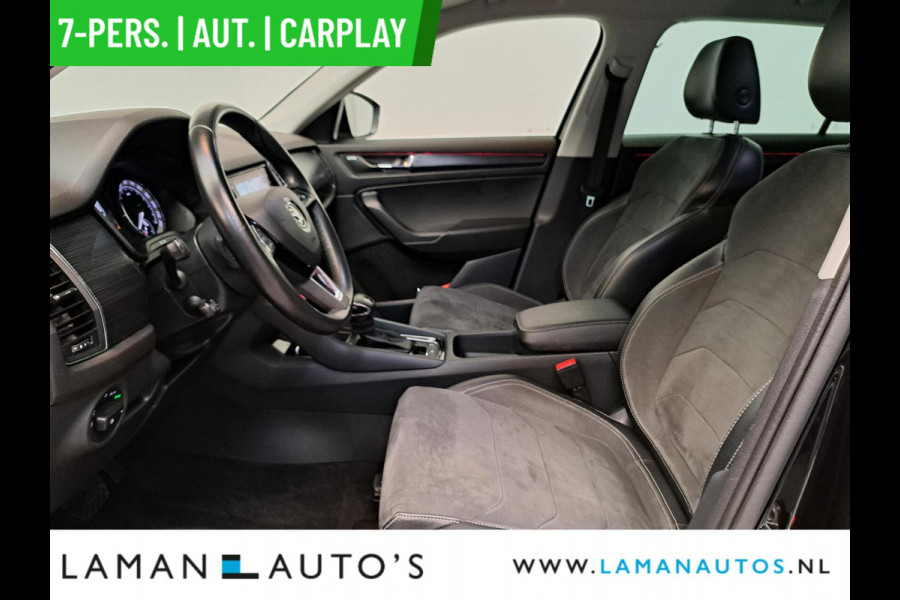Škoda Kodiaq 1.5 TSI 150pk DSG Limited Business Edition 7P Aut. | Leder/Alcantara CarPlay Canton ECC Navi LED ACC 19" LMV Camera Side Assist