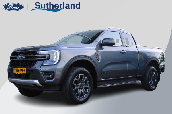 Ford Ranger 2.0 Super Cab EcoBlue Wildtrak | Trekhaak | Adaptive Cruise Control | BLIS | Navigatie | 4x4 |