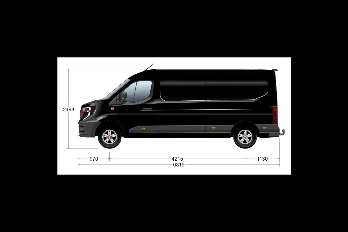 Renault Master Red Edition E-TECH L3H2 NIEUW/ ZWART/ LM VELGEN