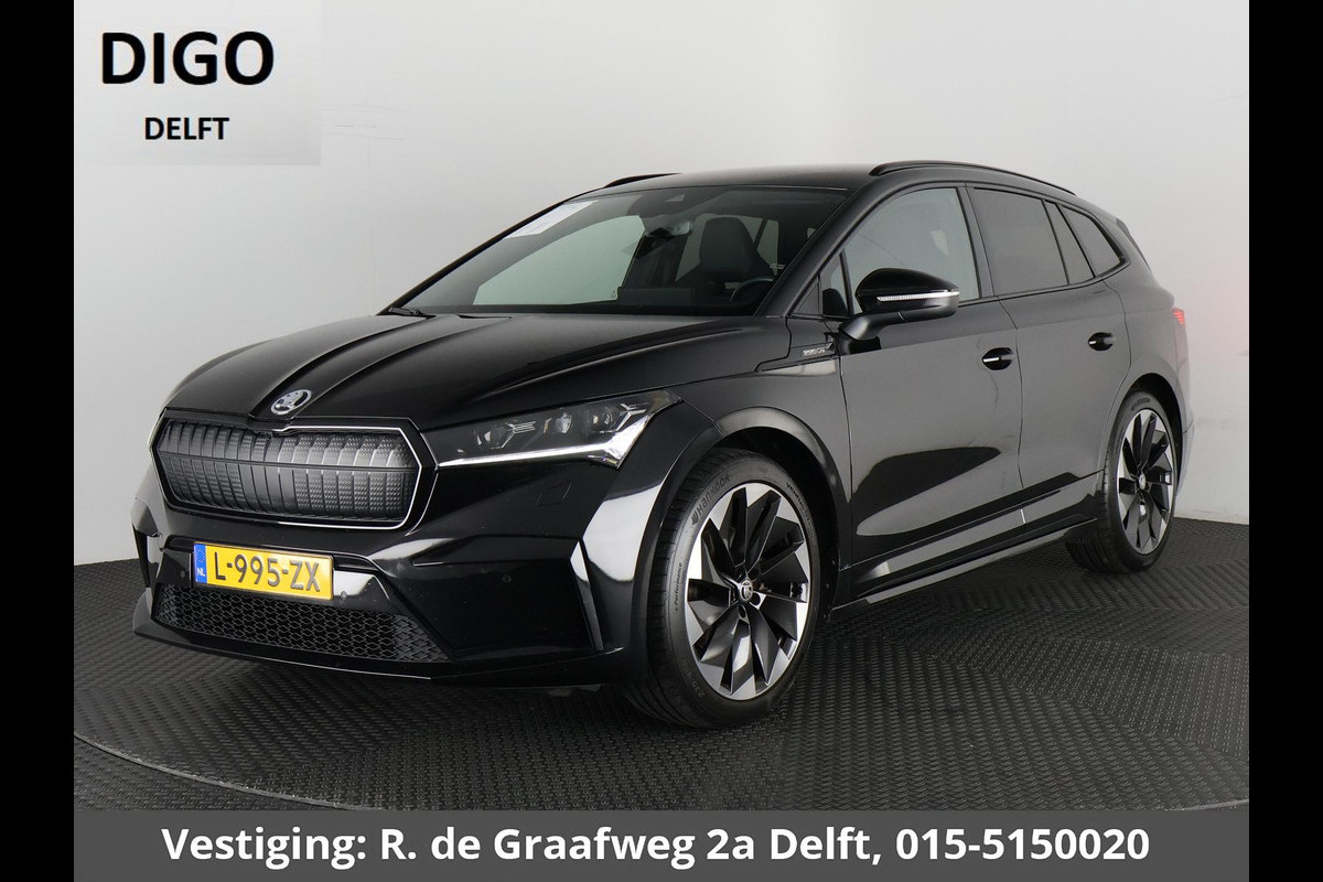 Škoda ENYAQ iV 60 Sportline | Accu SOH 92% | Navigatie | Half Leder | Parkeersensoren |