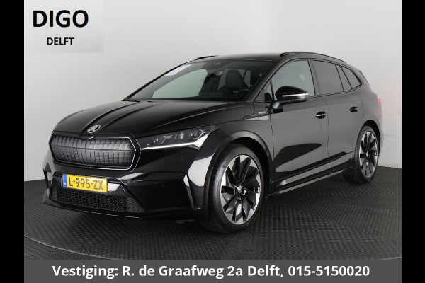Škoda ENYAQ iV 60 Sportline | Accu SOH 92% | Navigatie | Half Leder | Parkeersensoren |