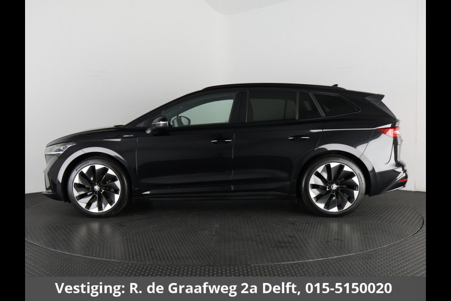 Škoda ENYAQ iV 60 Sportline | Accu SOH 92% | Navigatie | Half Leder | Parkeersensoren |