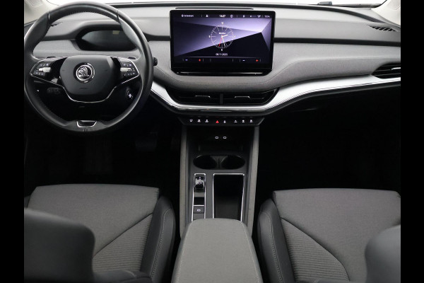 Škoda ENYAQ iV 80 (204PK) ACCU 93%! BEREIK 537KM GARANTIE 4-2031 BLACKLINE. NAVIGATIE . STUURWIEL VERWARMD . PARKEERSENSOREN VOOR & ACHTER .