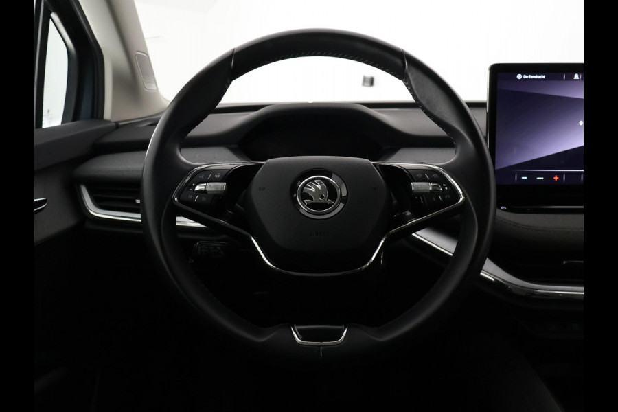 Škoda ENYAQ iV 80 (204PK) ACCU 93%! BEREIK 537KM GARANTIE 4-2031 BLACKLINE. NAVIGATIE . STUURWIEL VERWARMD . PARKEERSENSOREN VOOR & ACHTER .