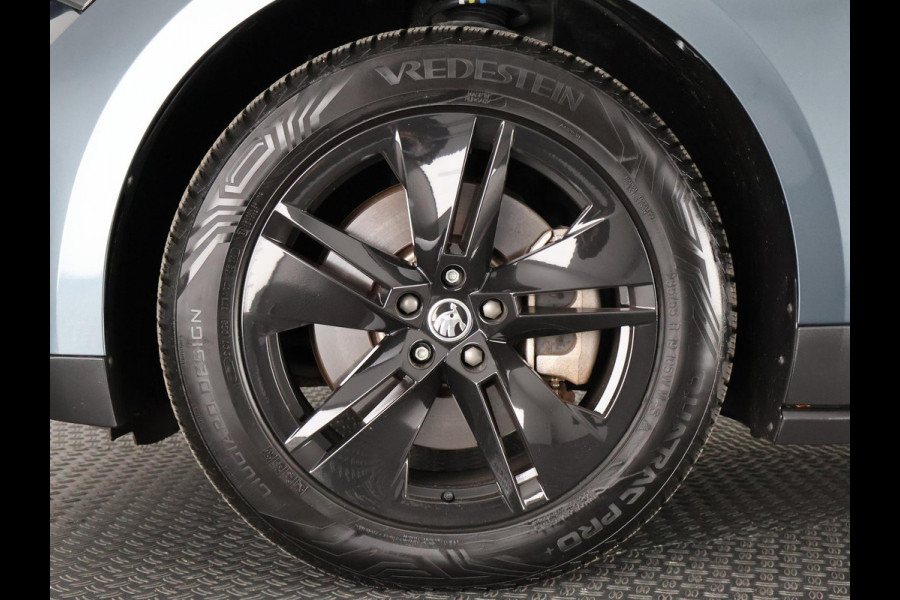 Škoda ENYAQ iV 80 (204PK) ACCU 93%! BEREIK 537KM GARANTIE 4-2031 BLACKLINE. NAVIGATIE . STUURWIEL VERWARMD . PARKEERSENSOREN VOOR & ACHTER .