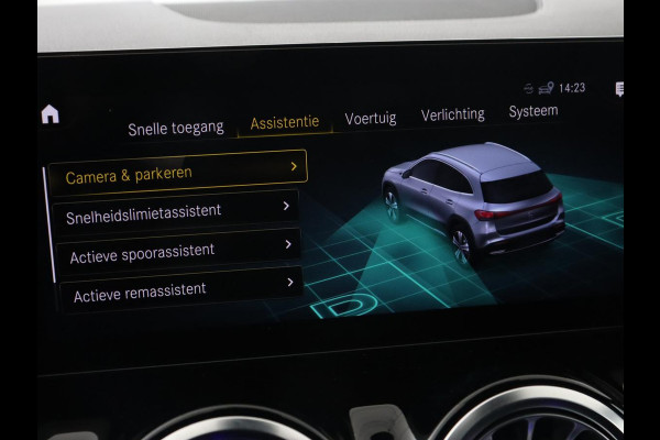 Mercedes-Benz EQA 250 AMG 67kWh | Trekhaak | Carplay | Head-Up | Stoelverwarming | Memory | Keyless | Navigatie | Leder/Alcantara | Sfeerverlichting | Widescreen | Full LED | Park Assist