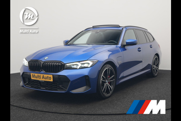 BMW 3 Serie Touring 330e M Sport Pro Plug In Hybrid 292pk Dealer O.H. PHEV | Widescreen Navi | Trekhaak Af Fabriek | Panodak | Adaptive Cruise | Camera |  Alcantara Sportstoelen Memory & Verwarmd | Sfeerverlichting | Apple Carplay | Stuur Verwarmd | Navigatie |