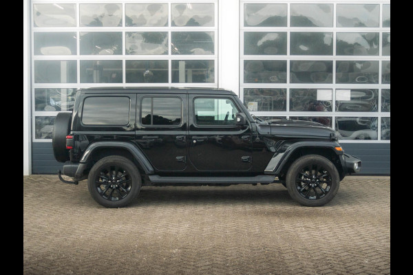Jeep Wrangler Unlimited 2.0T Sahara | Grijs kenteken | Stoel-/Stuurverwarming | Navi |  Adapt. Cruise | Clima | Camera | Leder | Keyless | 20" Velgen