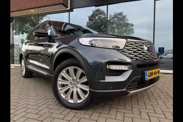 Ford Explorer 3.0 V6 EcoBoost PHEV Platium 7p - Automaat - Panodak - Leder - Navi - Trekhaak