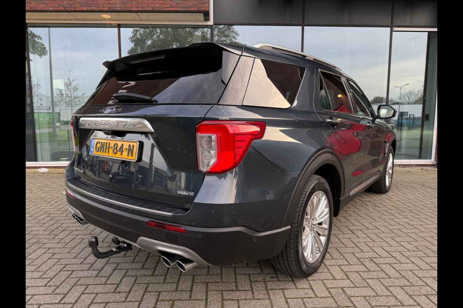 Ford Explorer 3.0 V6 EcoBoost PHEV Platium 7p - Automaat - Panodak - Leder - Navi - Trekhaak