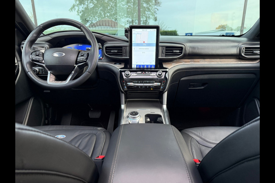 Ford Explorer 3.0 V6 EcoBoost PHEV Platium 7p - Automaat - Panodak - Leder - Navi - Trekhaak