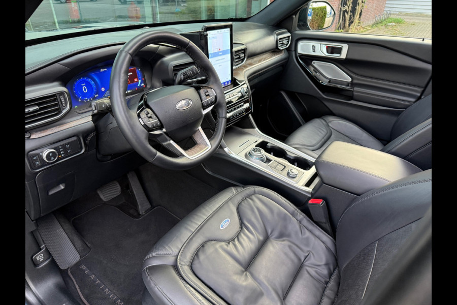 Ford Explorer 3.0 V6 EcoBoost PHEV Platium 7p - Automaat - Panodak - Leder - Navi - Trekhaak