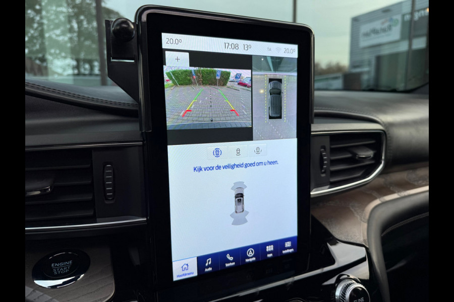 Ford Explorer 3.0 V6 EcoBoost PHEV Platium 7p - Automaat - Panodak - Leder - Navi - Trekhaak