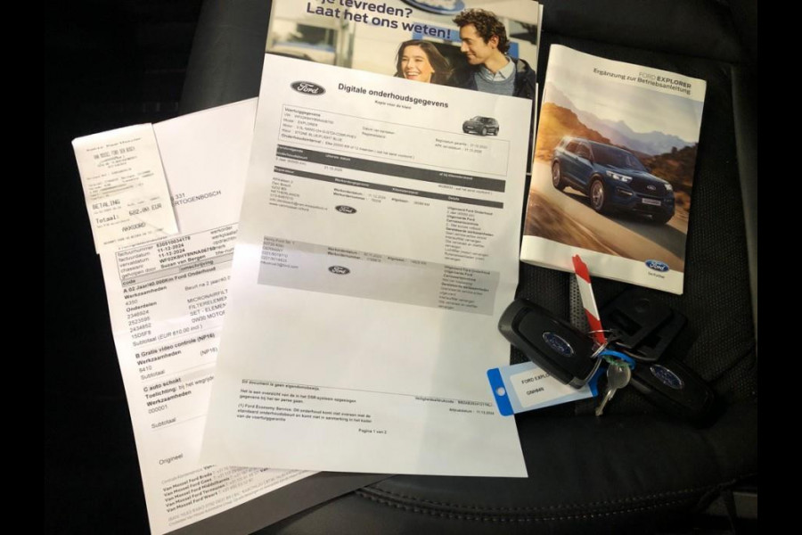 Ford Explorer 3.0 V6 EcoBoost PHEV Platium 7p - Automaat - Panodak - Leder - Navi - Trekhaak