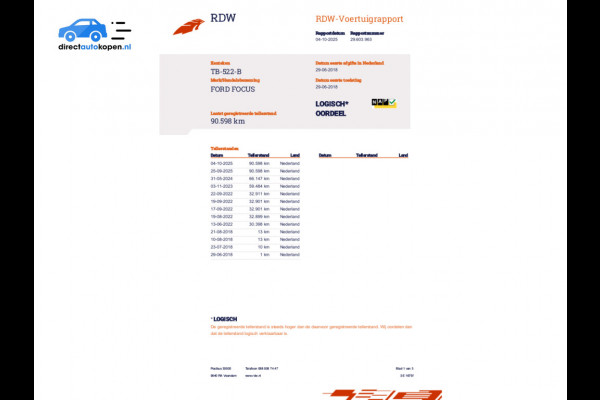 Ford FOCUS Wagon 1.0 EcoBoost Trend Edition Business 101PK | 1ste eigenaar