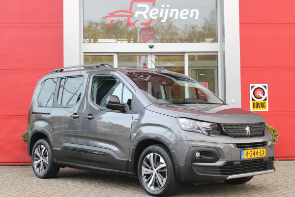 Peugeot Rifter 1.2 130PK AUTOMAAT GT-LINE | PANORAMA DAK INCL. BAGAGE DEK | TREKHAAK | NAVIGATIE | APPLE CARPLAY/ANDROID AUTO | PARKEERSENSOREN ACHTER | LICHTMETALEN VELGEN | CLIMATE CONTROL | CRUISE CONTROL | DAB+ RADIO |