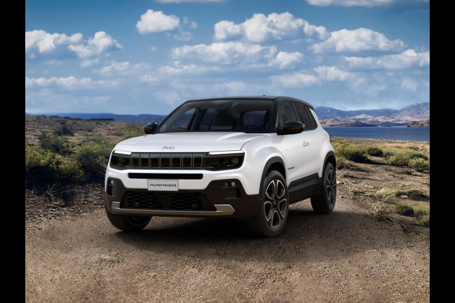 Jeep Avenger Summit 54 kWh | 17% Bijtelling | Schuif/Kanteldak | Leder&Winter Pack | Warmtepomp | Info&Convenience Pack