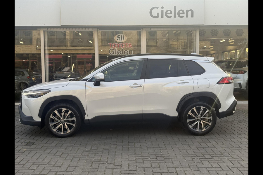 Toyota Corolla Cross 1.8 Hybrid Style | Parelmoer wit, Dodehoekherkenning, Parkeersensoren, Stoel + Stuurverwarming, Keyless, 18 inch