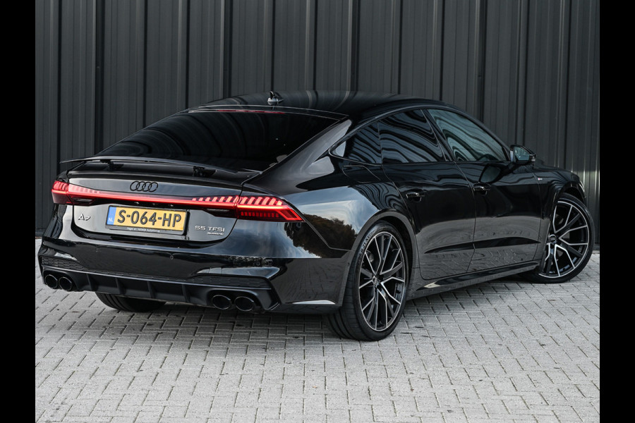 Audi A7 Sportback 55 TFSI QUATTRO PRO S-LINE PLUS | MEMORY SEATS | 360 CAMERA | ADAPTIVE CRUISE | STOELVERWARMING | STANDKACHEL | ACHTER