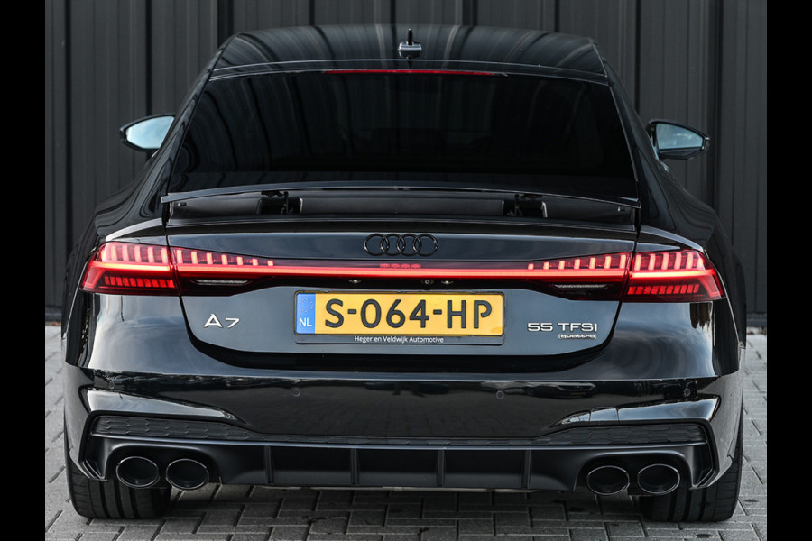 Audi A7 Sportback 55 TFSI QUATTRO PRO S-LINE PLUS | MEMORY SEATS | 360 CAMERA | ADAPTIVE CRUISE | STOELVERWARMING | STANDKACHEL | ACHTER