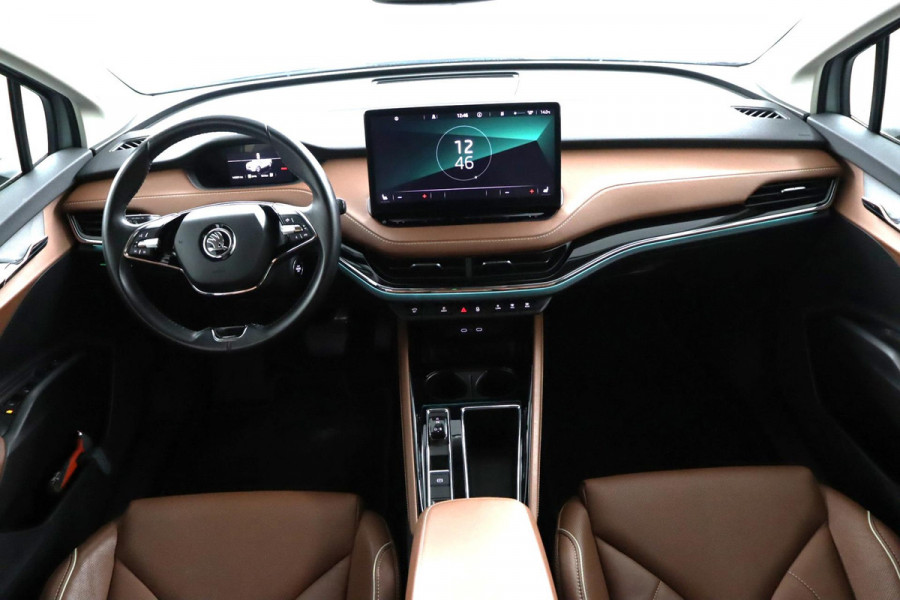 Škoda ENYAQ iV 60|Warmtepomp|Leer|Stoelverwarming|Trekhaak|SOH 92%|