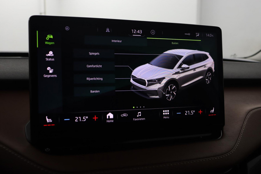 Škoda ENYAQ iV 60|Warmtepomp|Leer|Stoelverwarming|Trekhaak|SOH 92%|