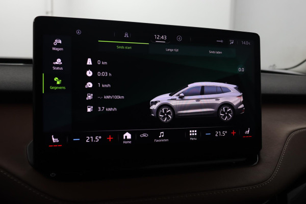 Škoda ENYAQ iV 60|Warmtepomp|Leer|Stoelverwarming|Trekhaak|SOH 92%|