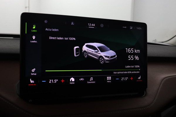 Škoda ENYAQ iV 60|Warmtepomp|Leer|Stoelverwarming|Trekhaak|SOH 92%|