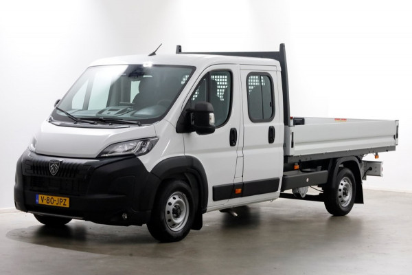 Peugeot Boxer 2.2 BlueHDi 140pk D.C. Open Laadbak Trekhaak 3000kg BPM-Vrij 11-2024