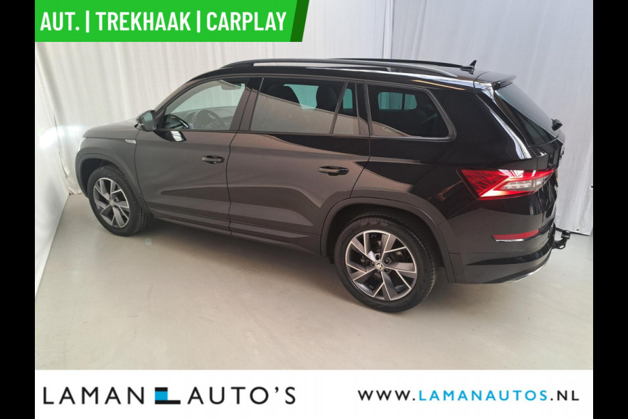 Škoda Kodiaq 1.5 TSI 150pk DSG Sportline Business Aut. | Virtual Leder/Alcantara CarPlay Canton 19" Triglav LMV ECC Navi LED ACC Camera Trekh