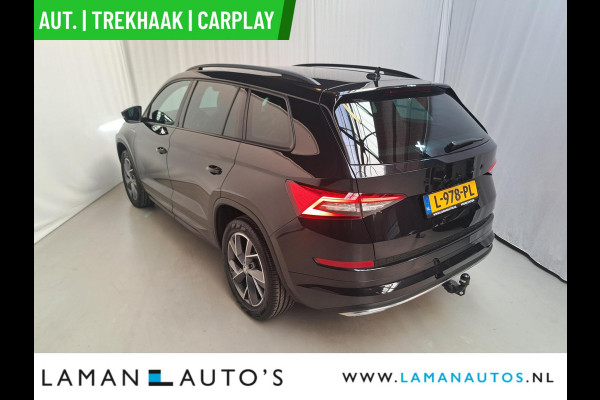Škoda Kodiaq 1.5 TSI 150pk DSG Sportline Business Aut. | Virtual Leder/Alcantara CarPlay Canton 19" Triglav LMV ECC Navi LED ACC Camera Trekh