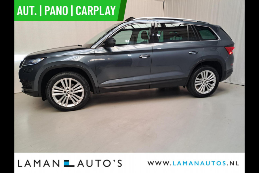 Škoda Kodiaq 1.5 TSI 150pk DSG Business Edition Aut. | Pano Open Dak Leder/Alcantara CarPlay Canton 19" Sirius LMV ECC Navi LED ACC Camera Me