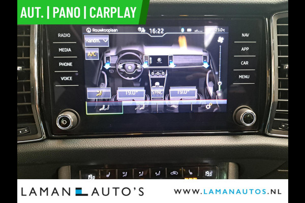 Škoda Kodiaq 1.5 TSI 150pk DSG Business Edition Aut. | Pano Open Dak Leder/Alcantara CarPlay Canton 19" Sirius LMV ECC Navi LED ACC Camera Me