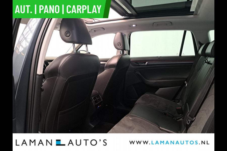 Škoda Kodiaq 1.5 TSI 150pk DSG Business Edition Aut. | Pano Open Dak Leder/Alcantara CarPlay Canton 19" Sirius LMV ECC Navi LED ACC Camera Me