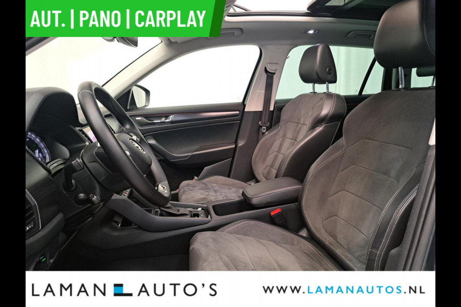 Škoda Kodiaq 1.5 TSI 150pk DSG Business Edition Aut. | Pano Open Dak Leder/Alcantara CarPlay Canton 19" Sirius LMV ECC Navi LED ACC Camera Me